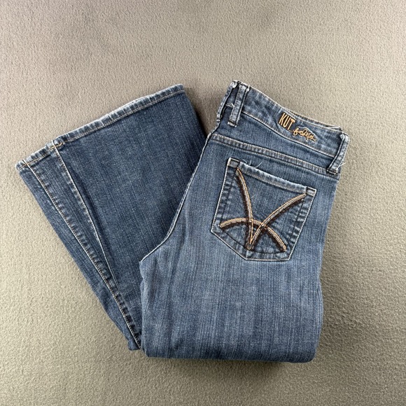 Kut From The‎ Kloth Jeans 6 Women Boot Cut Med Wash Cowgirl Western KP011EQMCK - Picture 13 of 15